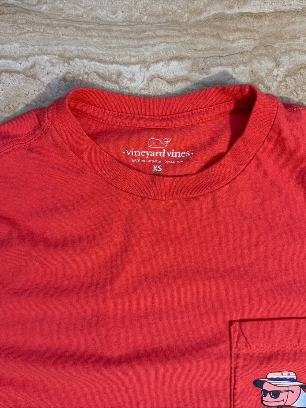 Vineyard Vines Red Whale Lounge Graphic Tee